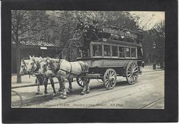 CPA Paris 75 Attelage Omnibus Non Circulé - Transporte Público