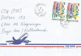 Cote D'Ivoire 2011 Fresco UPU 125th Anniversary Postal Congress Cover - UPU (Wereldpostunie)