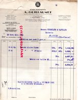 39- FONTAINE -ANNONAY- LETTRE  A. GUILLAUMET A  VERGNIAUD RATINAUD SAINT JUNIEN GANTERIE 1930 - Ambachten