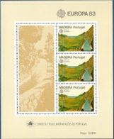 Portugal Madeira 1983 Irrigation Canals Block Issue MNH Cept - Protection De L'environnement & Climat