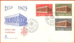 CITTA' DEL VATICANO - VATICAN CITY - 1969 - Europa CEPT - FDC - Capitolium - 1969