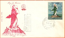 SAN MARINO - 1966 - Europa CEPT - FDC - Filagrano - 1966