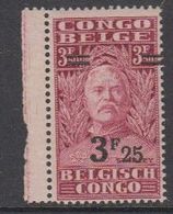 Belgisch Congo 1931 Stanley Ovptd 3.25F Op 3.50F (+velrand) ** Mnh (42933C) - Unused Stamps