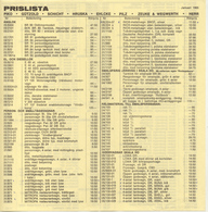 Catalogue GHG PREISLISTE 1965 SEK Schwedische Kronen PIKO Gützold Hruska Ehlcke Zeuke Herr DDR - En Suédois - Unclassified