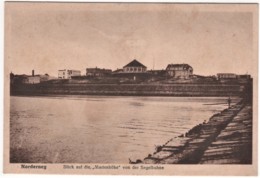 Norderney - S/w Blick Auf Die Marienhöhe Von Der Segelbuhne - Norderney