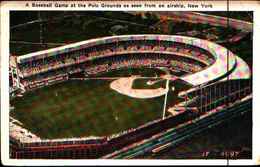 4305) Cartolina Di New York-a Basebal Game At The Polo Ground-viaggiata 1927 - Estadios E Instalaciones Deportivas