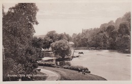 Postcard Arundel Castle From Swanbourne Lake  Wood's Series Arundel  My Ref  B13317 - Arundel