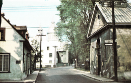 Trois-Rivières Québec - Rue Des Ursulines Street - Historical Site Historique - Unwritten - 2 Scans - Trois-Rivières