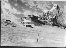 PLATEAU ROSA - CAPANNA PER STUDIO RADIAZIONI COSMICHE - TIMBRO RIFUGIO - VIAGGIATA FRANCOBOLLO ASPORTATO - Alpinisme