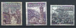 ANDORRA ESP 1963/1964 (O) USADOS YT-55+56+58 TURISMO - Gebruikt