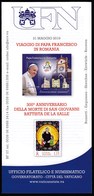 Vatican 2019 / Journey Of Pope Francis To Romania, 300th Ann. Of The Death Of St. John Baptist / Prospectus, Leaflet - Covers & Documents