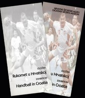 Croatia Zagreb 2000 / Handball In Croatia / Exhibition Invitation Card + Brochure - Palla A Mano