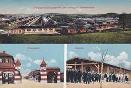 Truppenübungsplatz Münsingen Barackenlager Mehrbildkarte 1915 - Münsingen