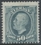 Sweden 1898, Facit # 59c.Oscar II Copperplate Recess, WM Crown . MH(*) - Ongebruikt