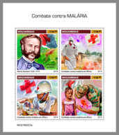 MOZAMBIQUE 2019 MNH Henry Dunant Malaria Paludisme Red Cross M/S - IMPERFORATED - DH1921 - Henry Dunant