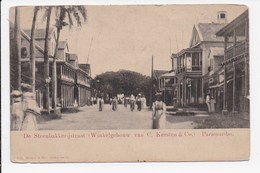 CPA SURINAM De Steenbakkerijstraat (Winkelgebouw Van C.Kersten &Co.) PARAMARIBO - Surinam