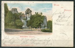 4710 - Ansichtskarte "Gruss Aus DETMOLD, Externsteine" - Mehrfach Nachgesandt - Bad Meinberg