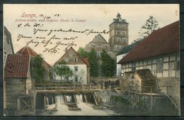 4711 - Ansichtskarte "LEMGO, Schlossmühle" 1902 - Ank.-Stempel FARMBECK - Lemgo