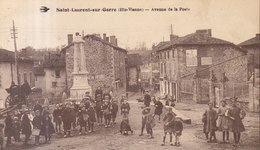 87 /   Saint Laurent Sur Gorre : Avenue De La Poste         /// REF  JUIN .19 - Saint Laurent Sur Gorre