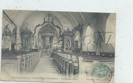 Le Vaudreuil (27) : L'intérieur De L'église Du Hameau De Saint-Cyr   Env 1906 PF. - Le Vaudreuil