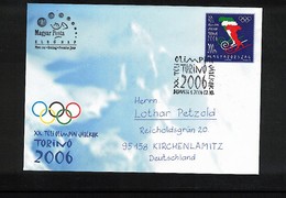 Hungary / Ungarn 2006 Olympic Games Torino  Interesting Cover - Winter 2006: Turin