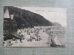 CPA ALLEMAGNE SELLIN A.RUG STRANDLEBEN PLAGE ANIMEE - Sellin
