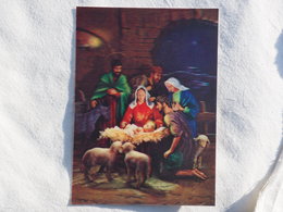 3d 3 D Lenticular Stereo Postcard Christmas Toppan Japan 1977    A 193 - Cartoline Stereoscopiche