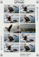 ARTSAKH NAGORNO KARABAKH KARABAJ BERGKARABACH 2019 EUROPA BIRDS Sheetlet Of 4+4 Stamps + 2 Vignettes "COMBI" ** - 2019