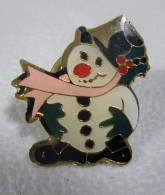 PUPAZZO DI NEVE PIN SPILLA METAL H 2 Cm - Christmas