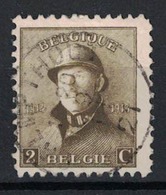 COB/OBP N° 166 Albert I Oblitéré Gestempeld Calmpthout - 1919-1920  Cascos De Trinchera