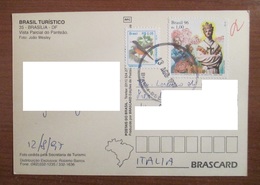 Brasile Brasil 1996 Storia Postale - 150 Aparicao And Bird - Cartas & Documentos
