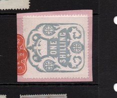 GB Fiscals / Revenues; General Duty One Shilling . On A Peice. (about 1890) - Steuermarken