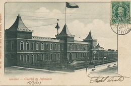 Iquique Cuartel De Infanteria Carlos Brandt Valparaiso To Graçay Cher France . Used From Iquique 1903 - Chili