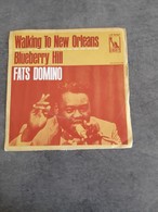 Disque De Fats Domino - Walking To New Orléans - Liberty LIF 509 F - 1968 - - Soul - R&B