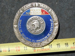 RARE ANCIEN OBSOLETE INSIGNE COMPAGNIE De GARDE POLICE NATIONALE - Policia