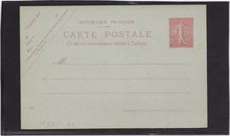 France Entiers Postaux - 10 C Semeuse Lignée - Carte Postale - Neuf - TB - Standard- Und TSC-AK (vor 1995)