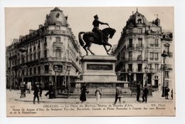 - CPA ORLEANS (45) - La Place Du Martroi (belle Animation) - Photo Neurdein 211 - - Orleans