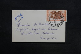 CONGO BELGE - Petite Enveloppe De Leopoldville Pour Bruxelles Par Avion En 1949 - L 30976 - Storia Postale