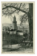 Idstein I. Taunus, Hexenturm U.Baugewerkschule V. D. Moltkelinde - Circulé 1920, Sous Enveloppe - Idstein