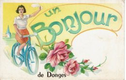 44 - UN BONJOUR DE DONGES - Ed. La Rose N° 1001/2 - Altri & Non Classificati