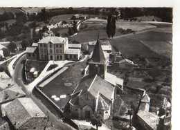 42  En Avion Au Dessus De ST JEAN SOLEYMIEUX L'Ecole Et L'Eglise - Saint Jean Soleymieux