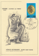 Carte  Locale  1er  Jour    FRANCE   JOURNEE  Du  TIMBRE   VIENNE   1975 - Giornata Del Francobollo