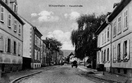 (107)  CPA  Winzenheim  Hauptstrabe   (Bon état) - Wintzenheim