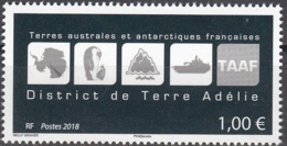 TAAF 2018 Logo De Terre Adélie Neuf ** - Ungebraucht