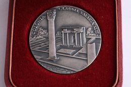 Hungary Colonia Claudia Savaria Szombathely Roman Iseum Remains Desk Medal Box - Other & Unclassified