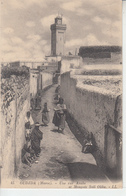 Delcampe - OUJDA - Rue Arabe Et Mosquéée Sidi Okba ( Oblitération )  PRIX FIXE - Oujda