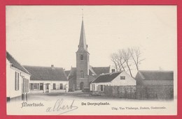 Moortsele - De Dorpsplaats - 1906 ( Verso Zien ) - Oosterzele