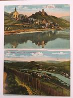 2 CPA, DIE MOSEL : BULLAY UND ALF VON WESTEN & BEILSTEIN, Non écrites - Alf-Bullay