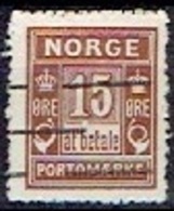 NORWAY # FROM 1914  MICHEL P4 - Used Stamps