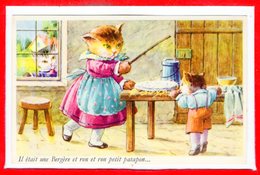 FANTAISIES - CHATS - Il Etait Une Bergère - Gatti